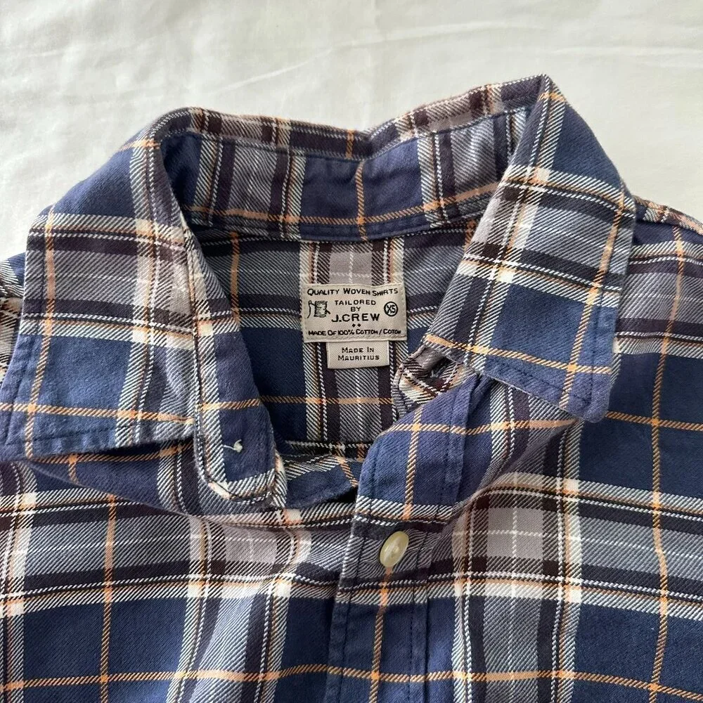JCrew Flannel Long Sleeve Button Down